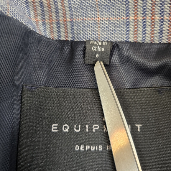 Equipment femme womens Jeanne blazer jacket. Size 8 - Picture 3 of 12